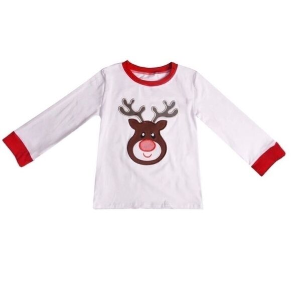 NEW Boy’s Christmas Deer Pajama Set - Picture 4 of 6